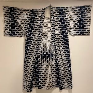 Traditional Hand-Sewn Cotton Men's Japanese Kimono
